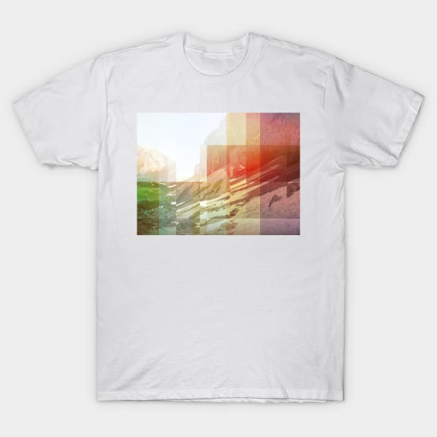 Pixel view over the valley T-Shirt by fokafoka